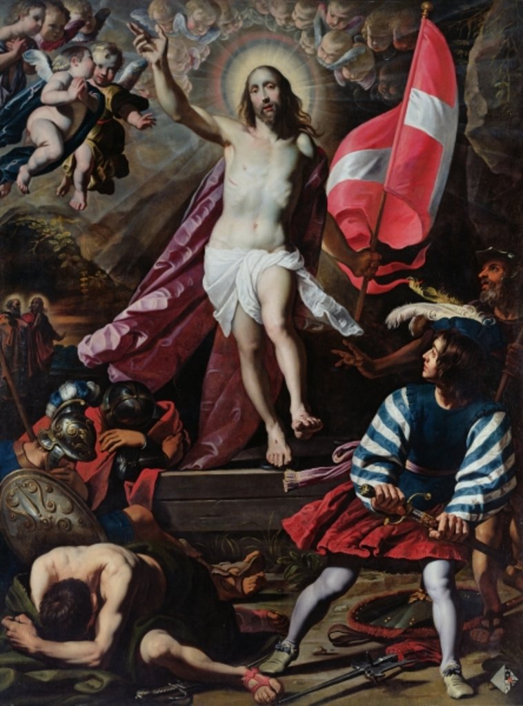 Detail of The Resurrection of Christ, c.1610-20 by Gerard Seghers