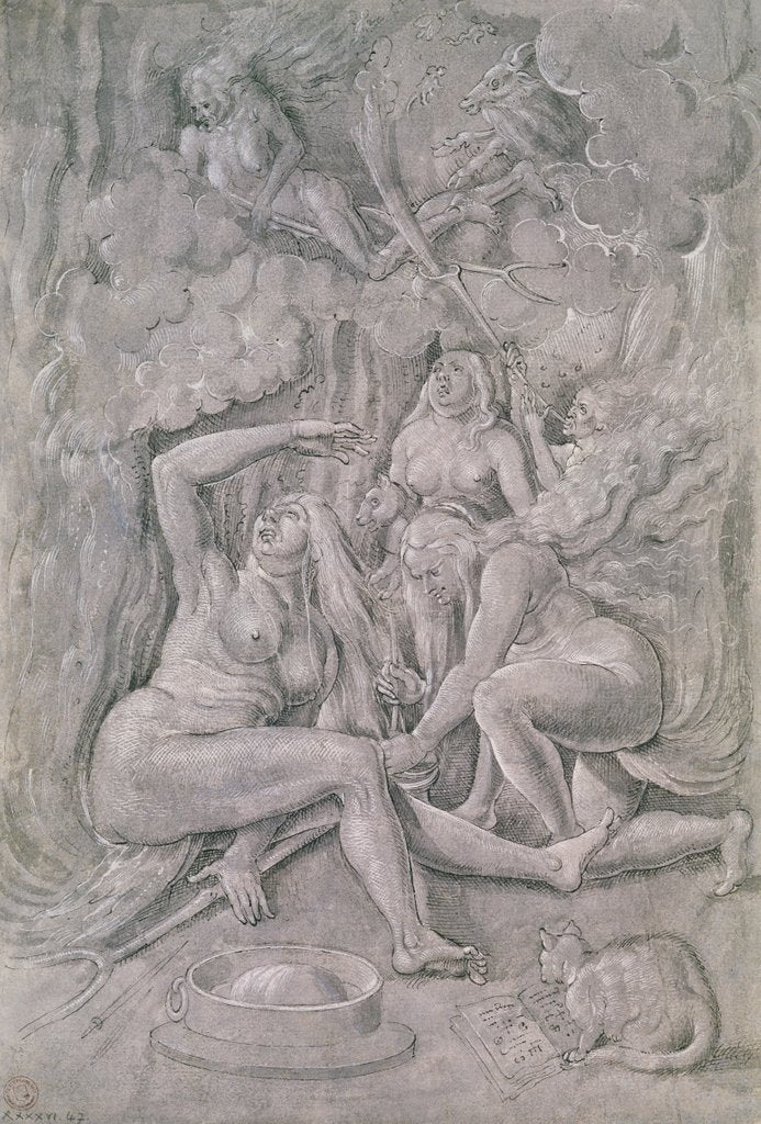 Detail of The Witches' Sabbath, c.1515 by Hans Baldung Grien