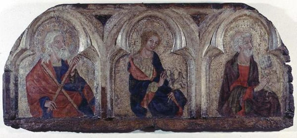 Detail of St. Andrew, St, John the Evangelist and St. Peter by Czech School