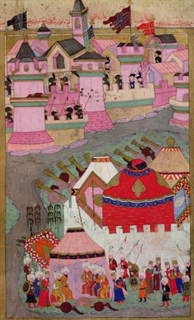 Detail of TSM H.1524 Siege of Vienna by Suleyman I the Magnificent, in 1529 by Islamic School