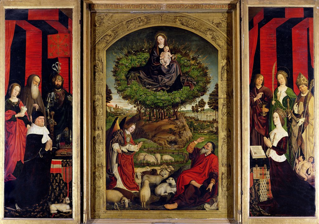 Detail of The Triptych of Moses and the Burning Bush, c.1476 by Nicolas Froment