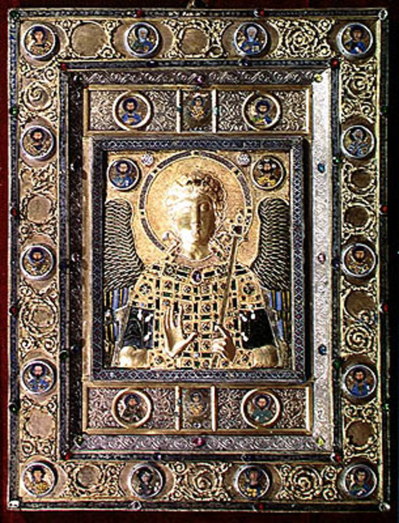 Detail of Icon depicting the Archangel Michael, 11th to 12th centuries by Byzantine Byzantine