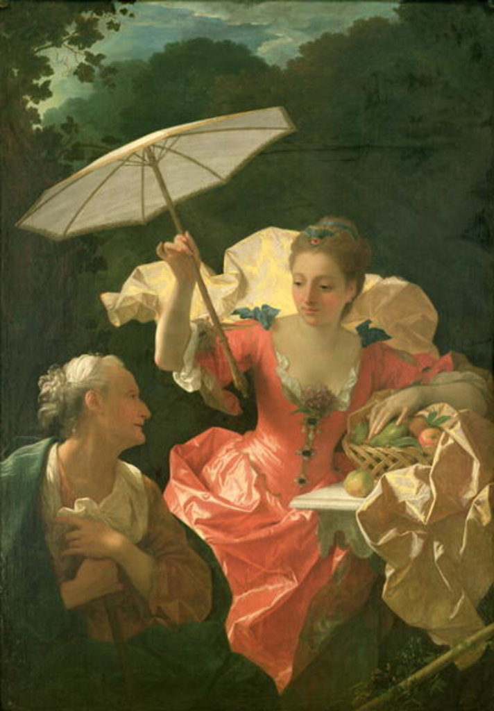 Detail of Vertumnus and Pomona by Jean Ranc