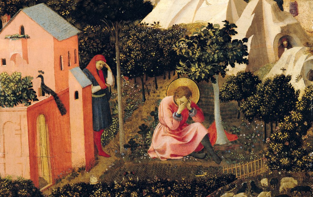 Detail of The Conversion of St. Augustine by Fra Angelico