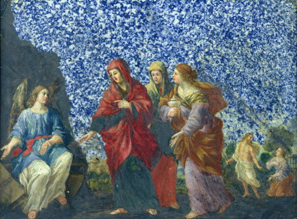 Detail of The Holy Women at the Tomb by Giovanni Francesco Romanelli