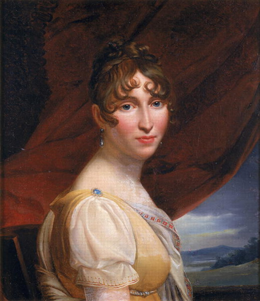 Detail of Hortense de Beauharnais by Francois Pascal Simon Gerard