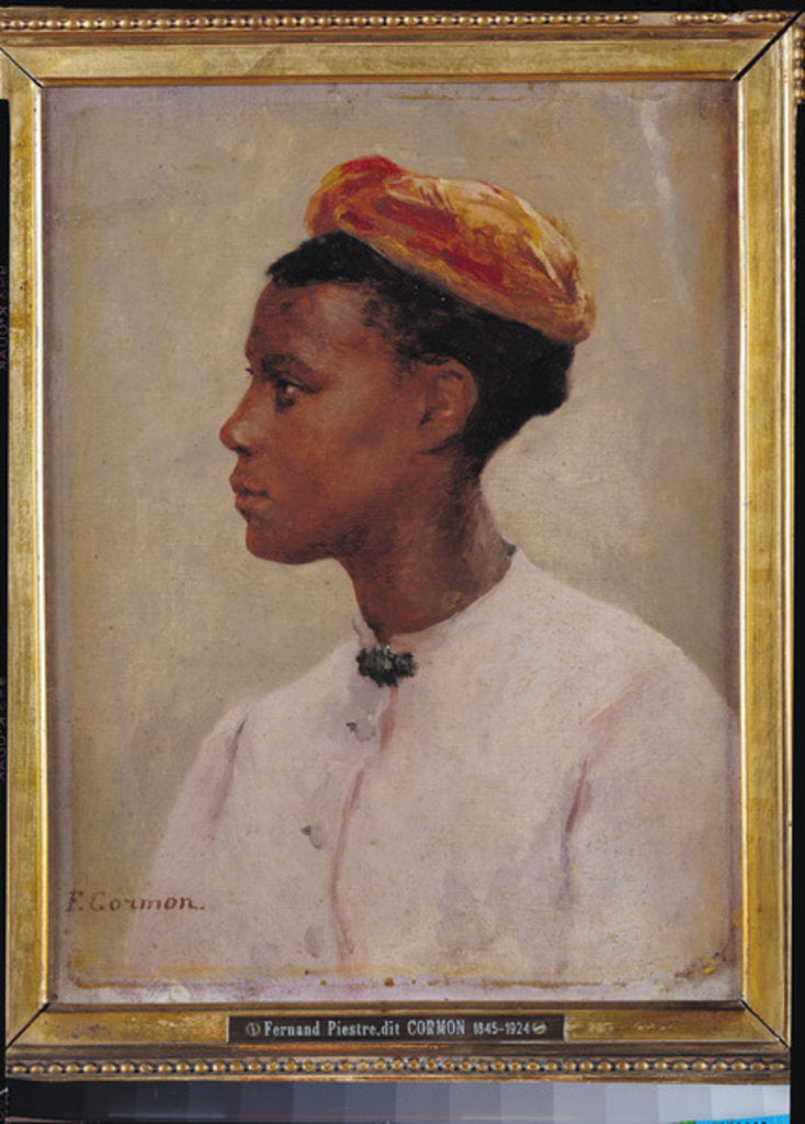 Detail of Young African woman by Fernand Cormon