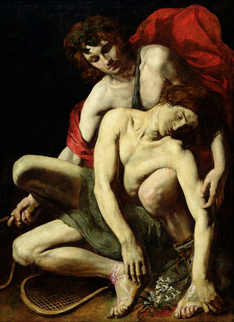 Detail of The Death of Hyacinthus by Italian School