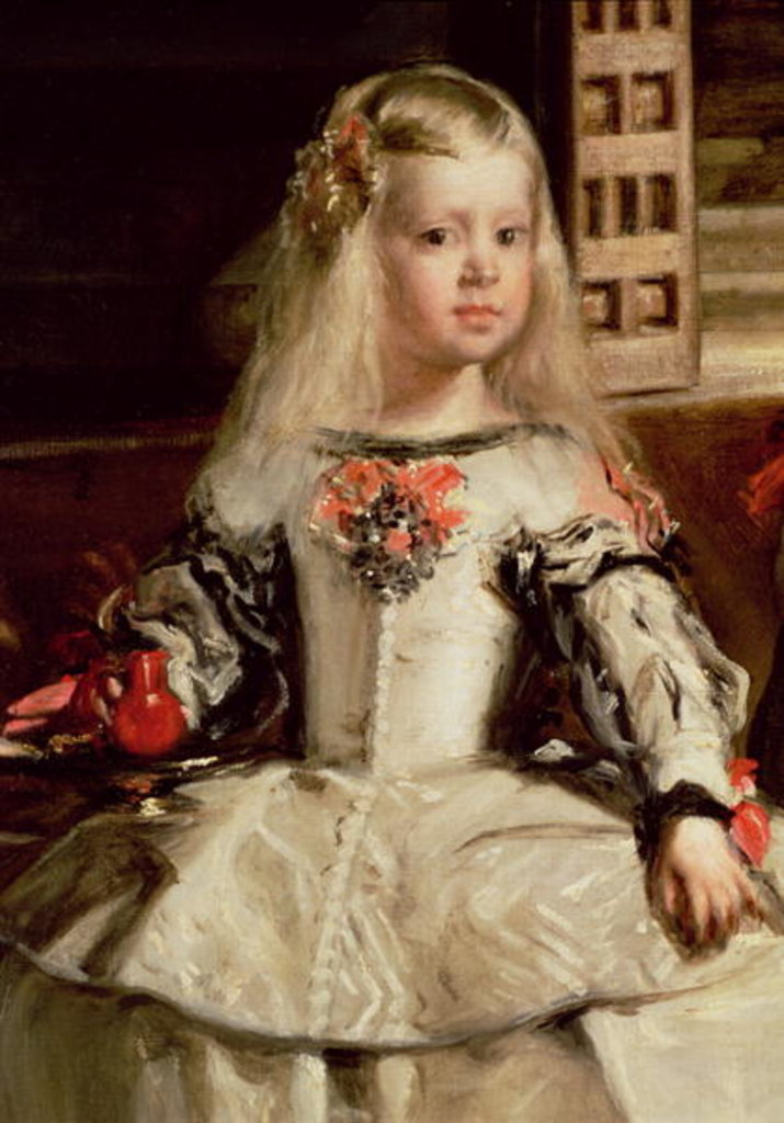 Detail of Las Meninas or The Family of Philip IV, c.1656 by Diego Rodriguez de Silva y Velazquez