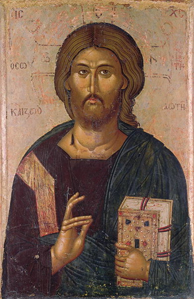 Detail of Christ the Redeemer, Source of Life, c.1393-94 by Byzantine