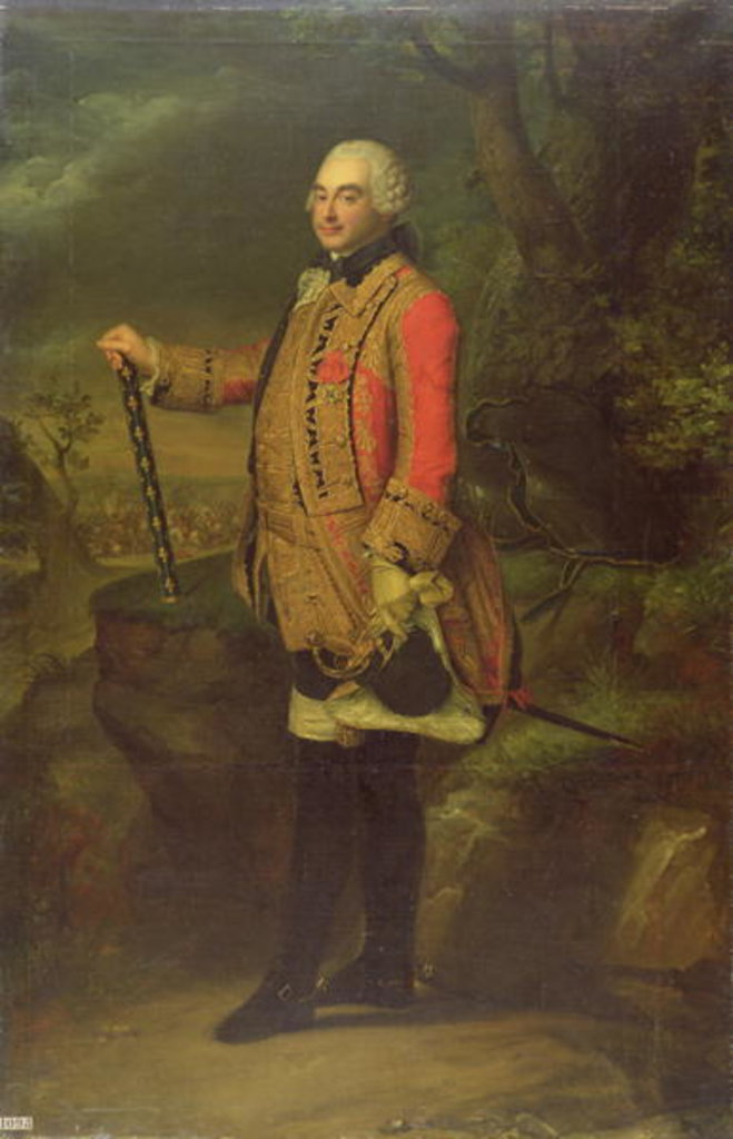 Detail of Charles de Rohan Prince de Soubise by French School