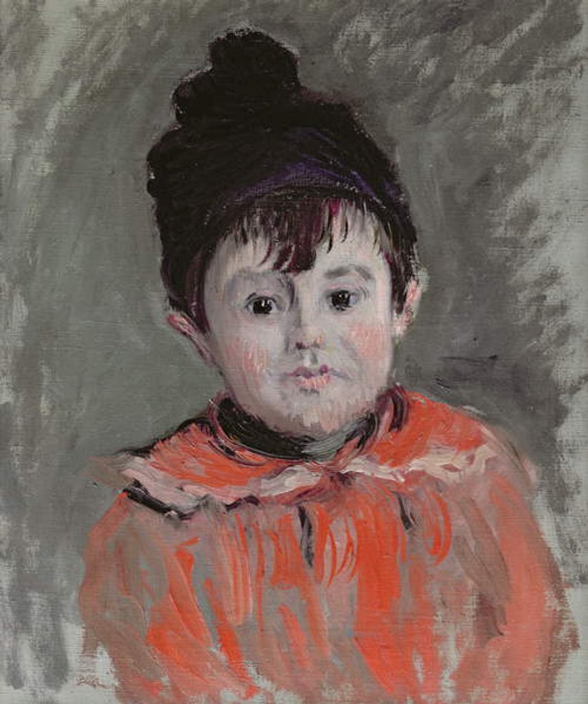 Detail of Michel Monet Wearing a Bobble Hat, 1880 by Claude Monet