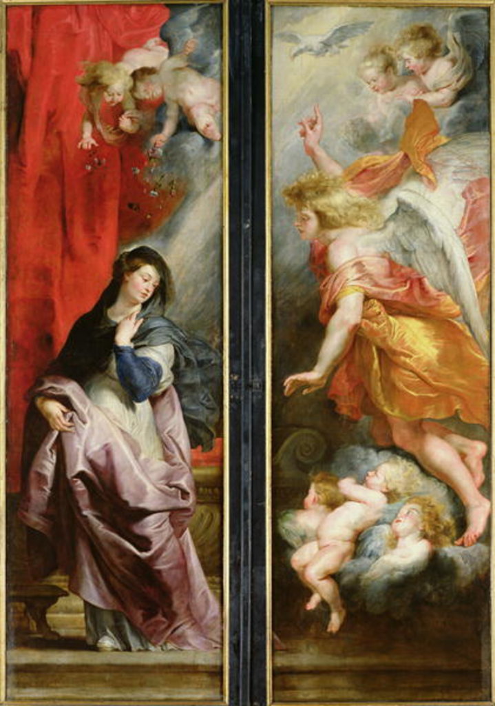 Detail of The Annunciation by Peter Paul Rubens