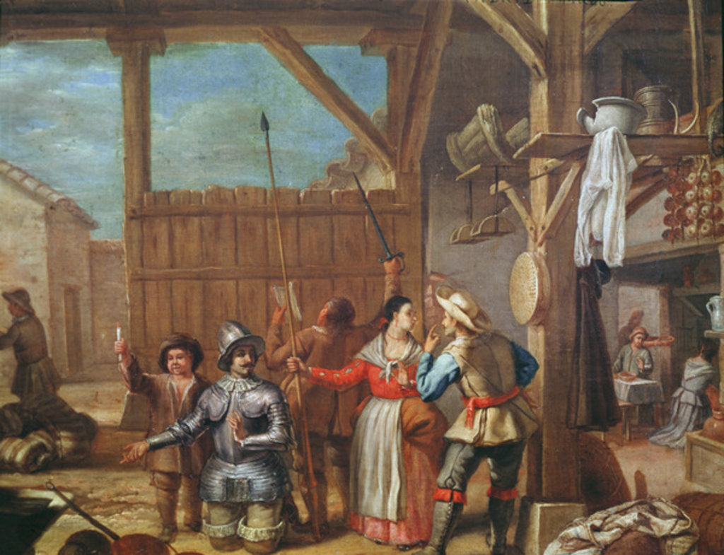 Detail of Don Quixote in Knight's Armour by Cristobal Valero