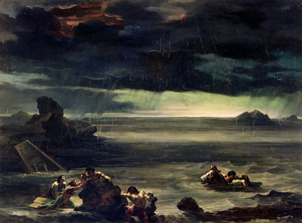 Detail of Scene of the Deluge, 1818-20 by Theodore Gericault