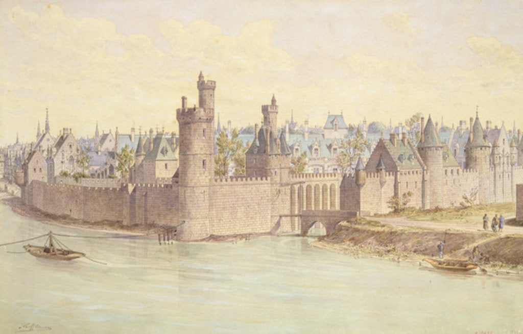 Detail of The Tour de Nesles by Theodor Josef Hubert Hoffbauer