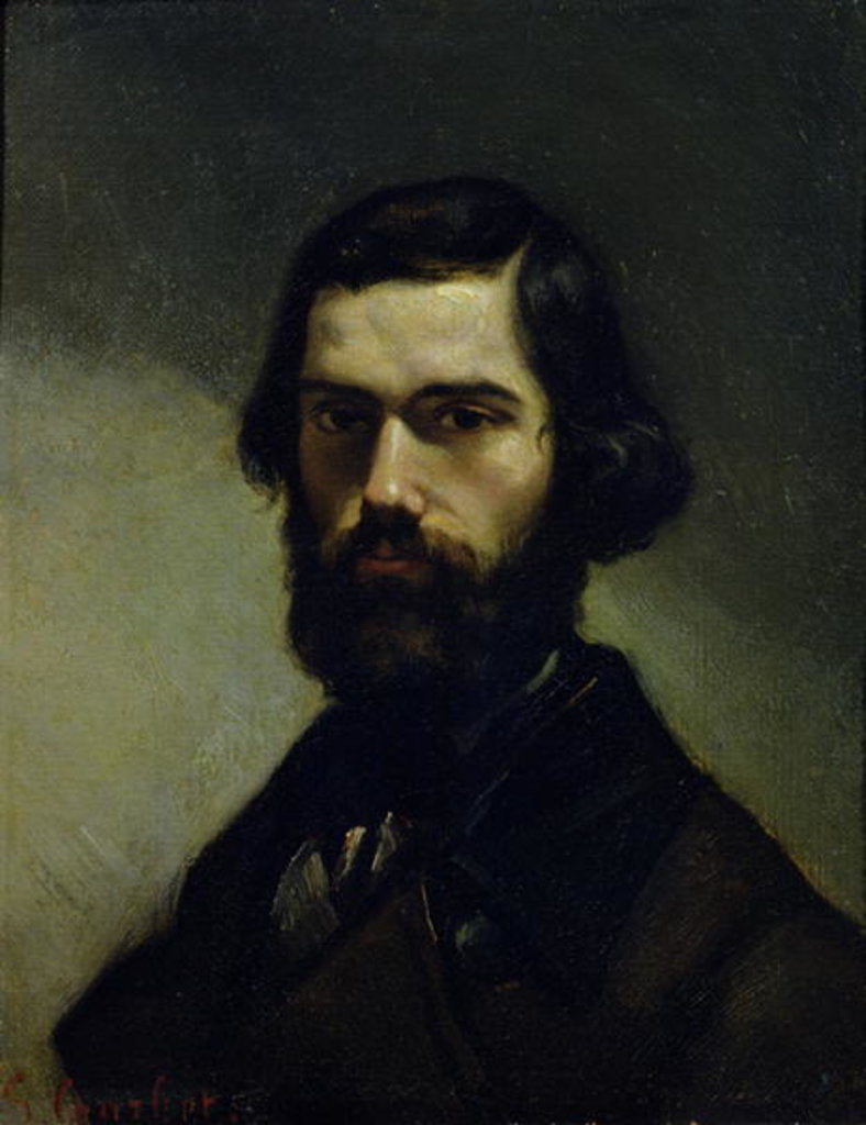 Detail of Portrait of Jules Valles c.1861 by Gustave Courbet