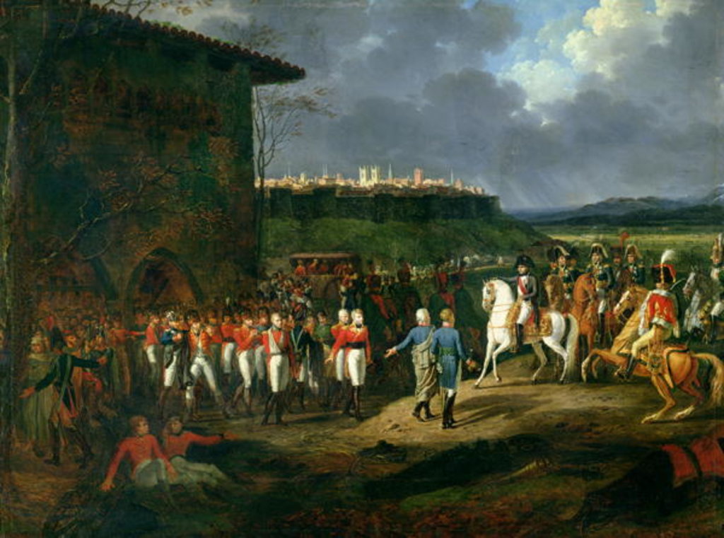 Detail of The English Prisoners at Astorga Being Presented to Napoleon Bonaparte in 1809, 1810 by Hippolyte Lecomte