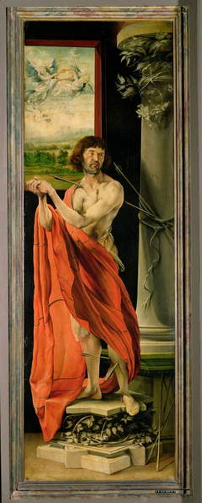 Detail of St. Sebastian by Matthias Grunewald