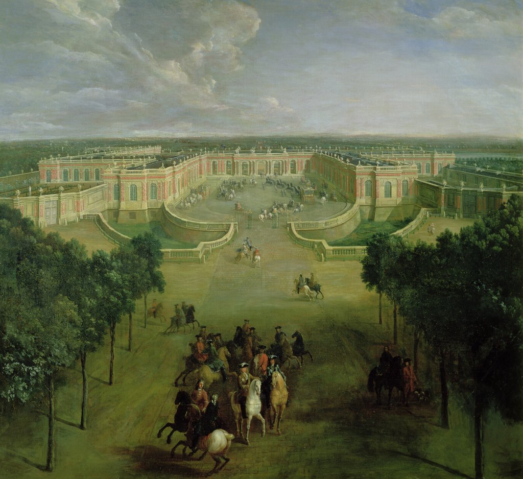 Detail of View of the Grand Trianon, 1722 by Pierre-Denis Martin