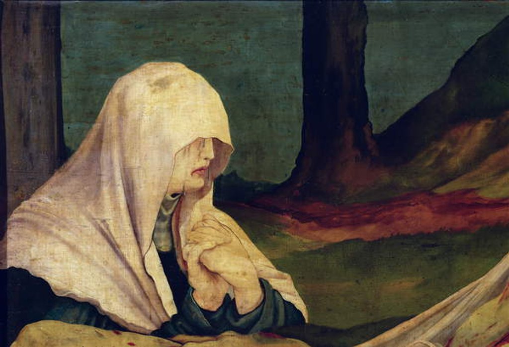 Detail of Virgin at the Entombment from the Isenheim Altarpiece, c.1512-16 by Matthias Grunewald