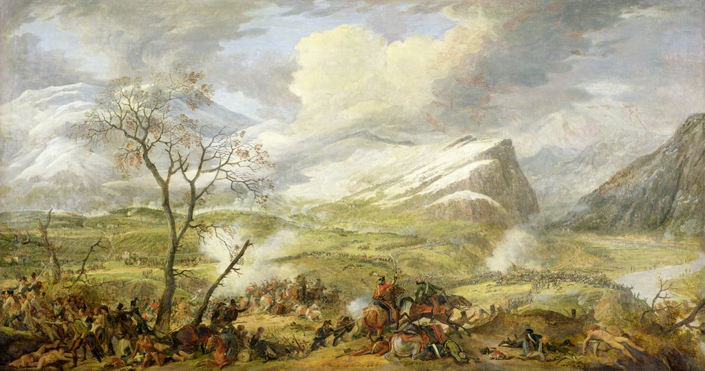 Detail of The Battle of Rivoli on the 14th January 1797 by Baron Louis Albert Bacler d'Albe