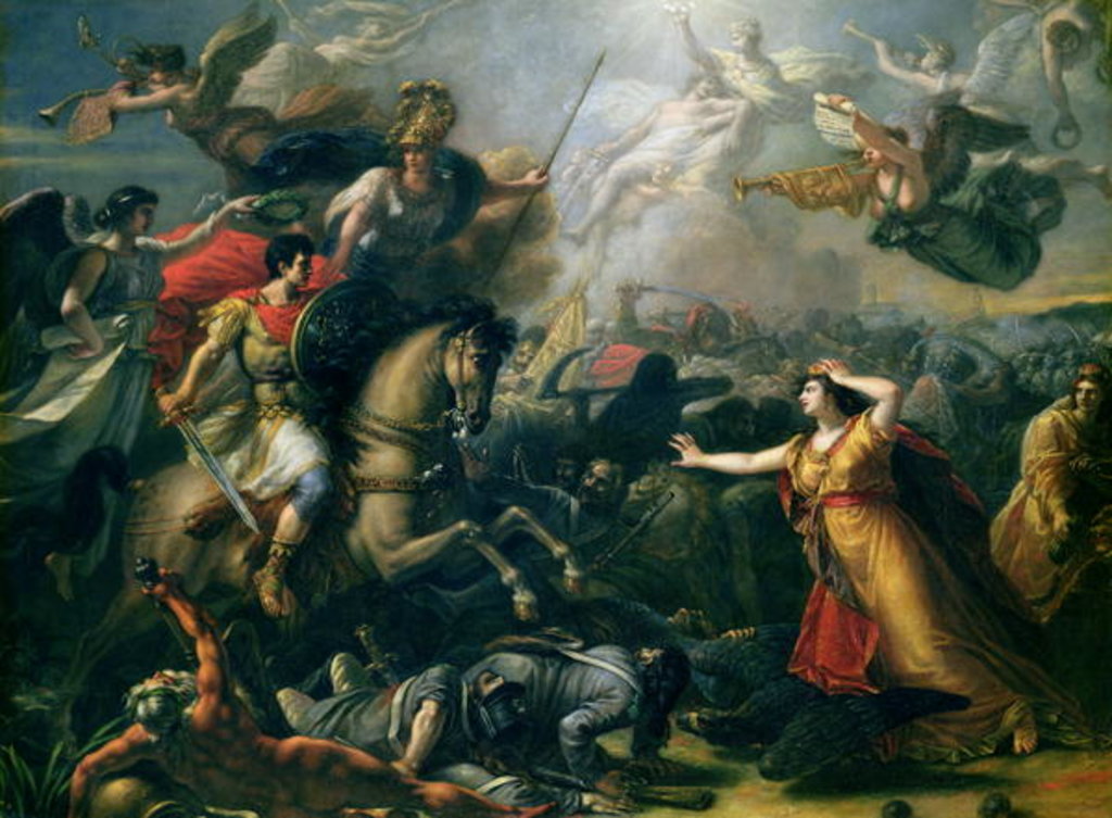 Detail of Allegory of the Battle of Marengo by Antoine Francois Callet