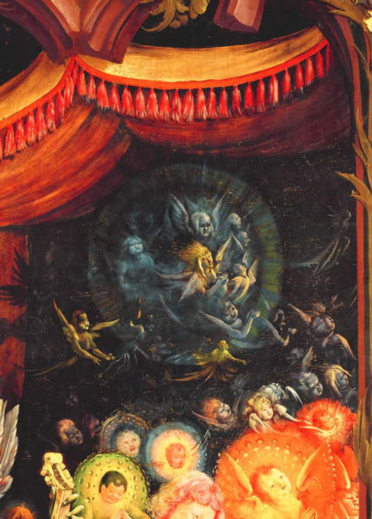 Detail of Angels under the dais by Matthias Grunewald