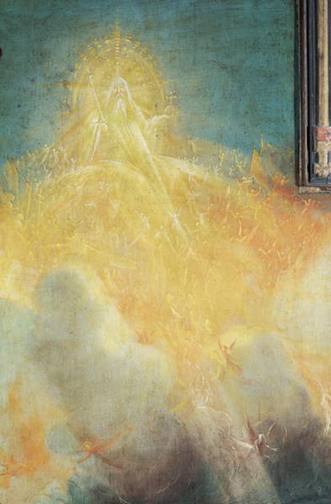 Detail of God the Father from the Isenheim Altarpiece by Matthias Grunewald