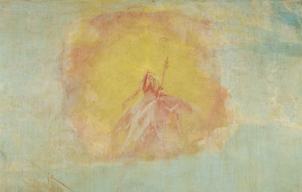 Detail of God the Father by Matthias Grunewald