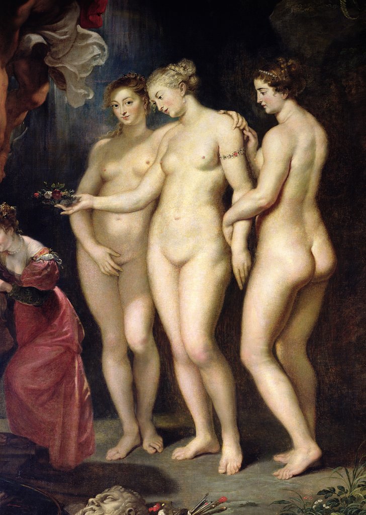Detail of The Medici Cycle: Education of Marie de Medici by Peter Paul Rubens