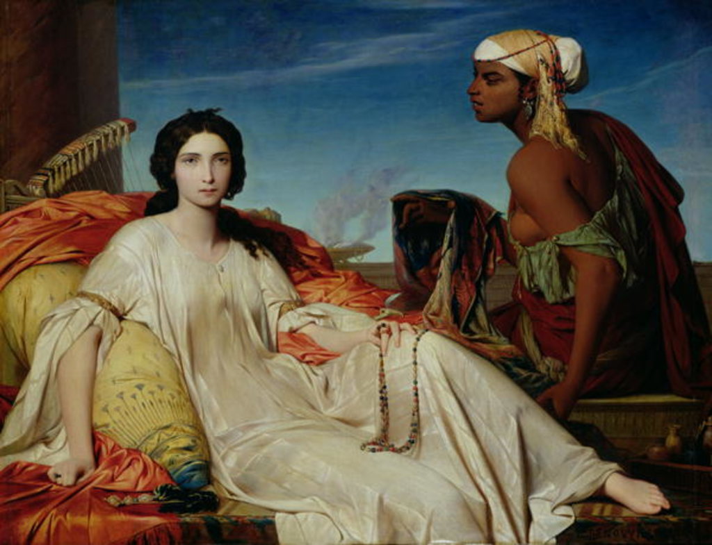 Detail of Esther as an Odalisque, 1844 by Francois Leon Benouville