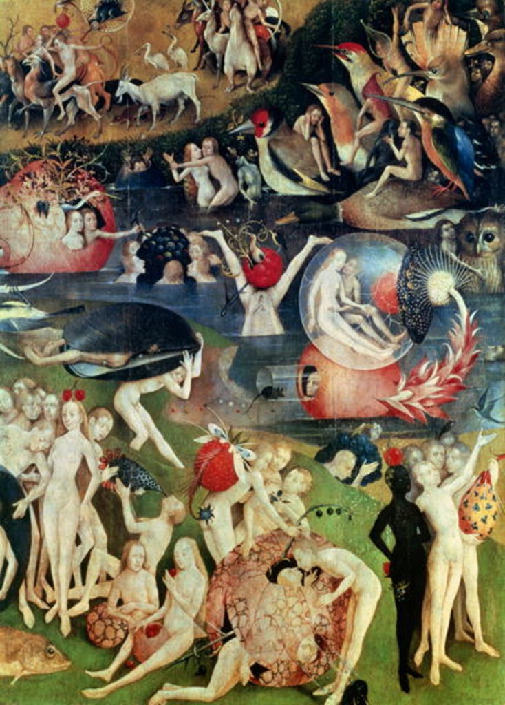 Detail of The Garden of Earthly Delights, 1490-1500 by Hieronymus Bosch
