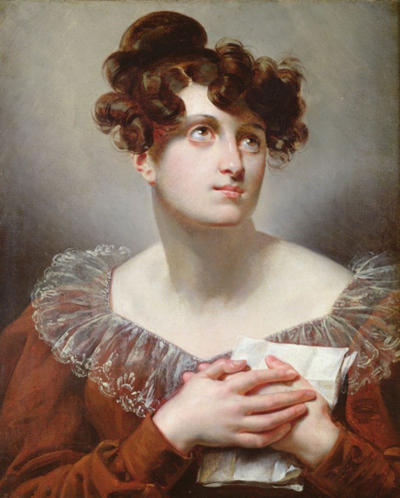 Detail of Mademoiselle Mars by French School