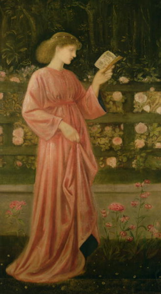 Detail of Princess Sabra 1865-66 by Edward Coley Burne-Jones