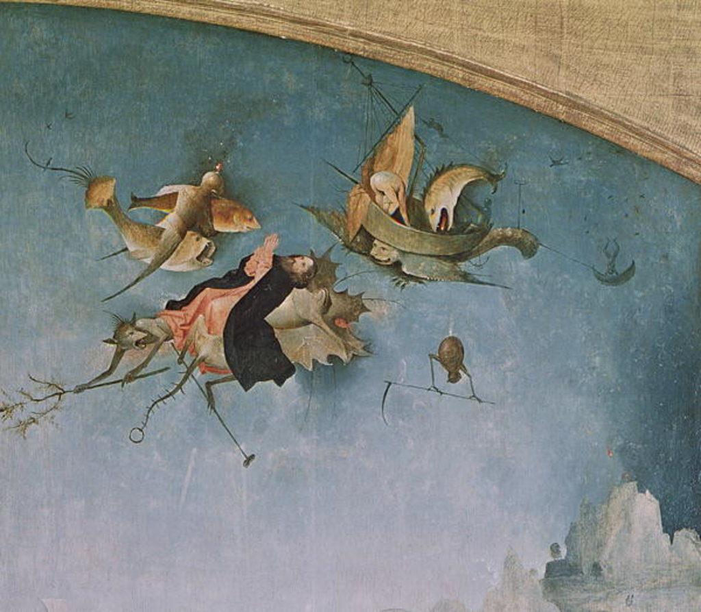 Detail of Detail of the left-hand panel by Hieronymus Bosch