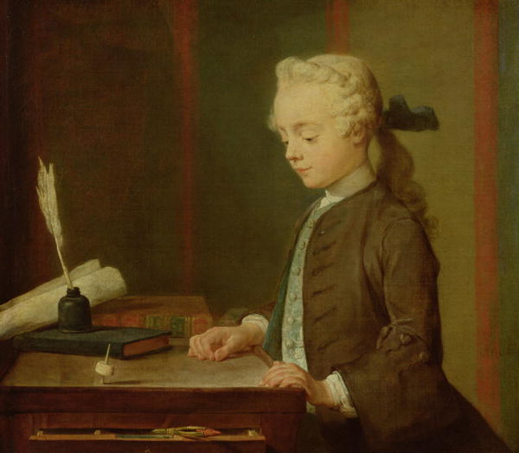 Detail of Child with a Teetotum, 1738 by Jean-Baptiste Simeon Chardin