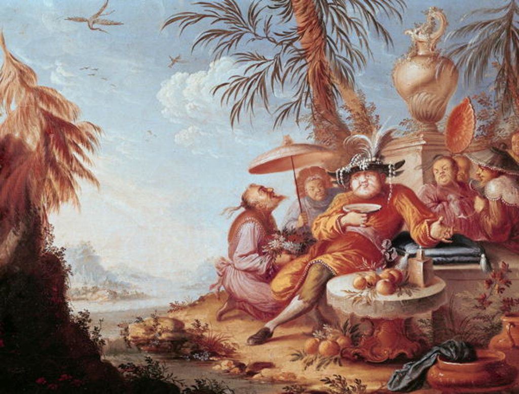 Detail of Chinoiserie by French School