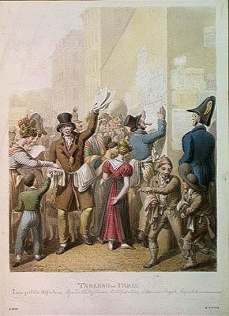 Detail of The Posters by Georg Emanuel Opitz