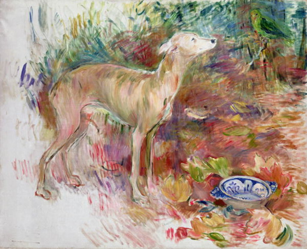 Detail of Laerte the Greyhound, 1894 by Berthe Morisot