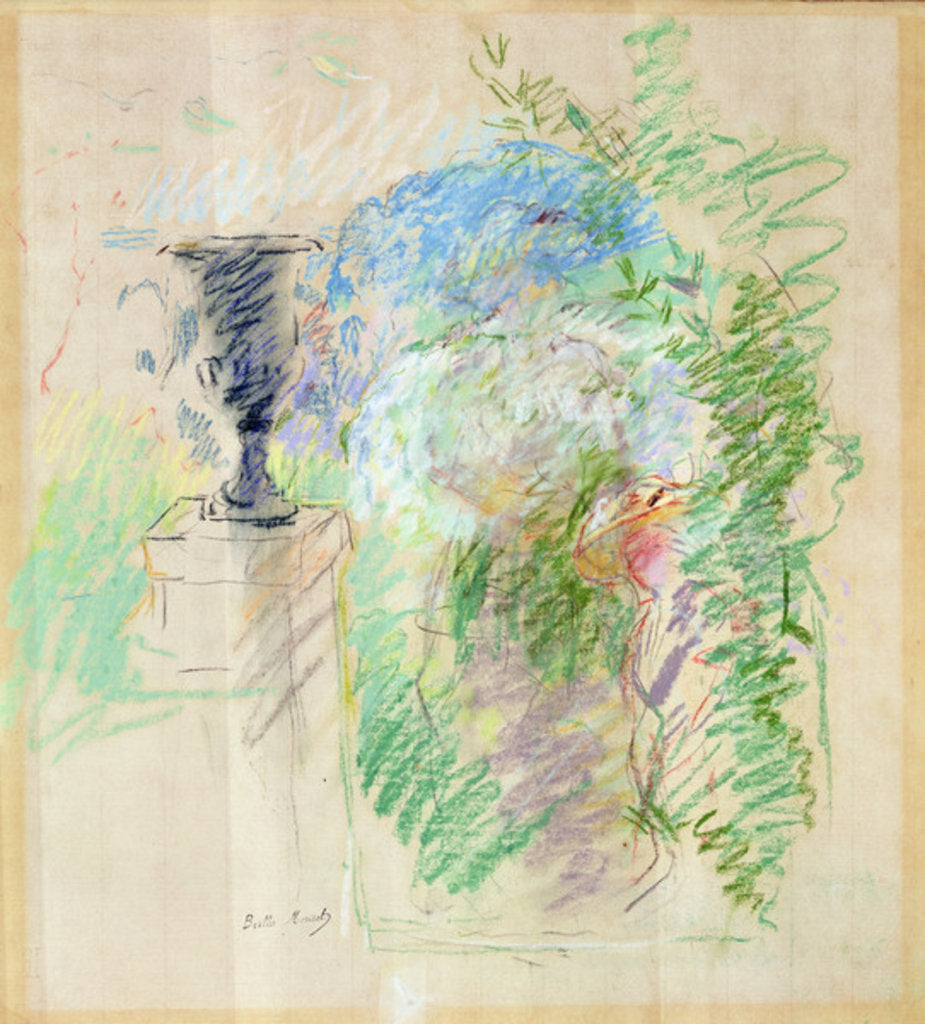 Detail of Vase in a Garden, 1890 by Berthe Morisot