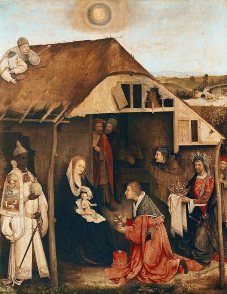 Detail of Nativity by Hieronymus Bosch