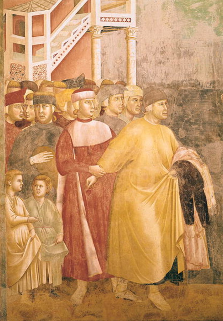 Detail of St. Francis Renounces all Worldly Goods by Giotto