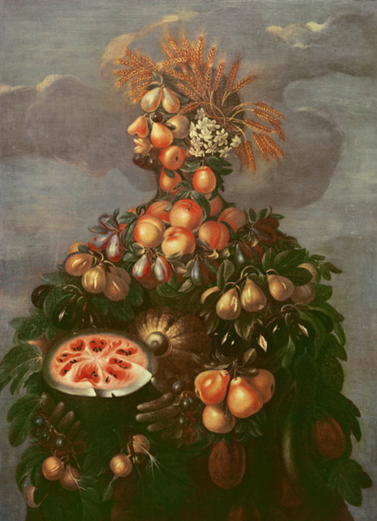 Detail of Summer by Giuseppe Arcimboldo