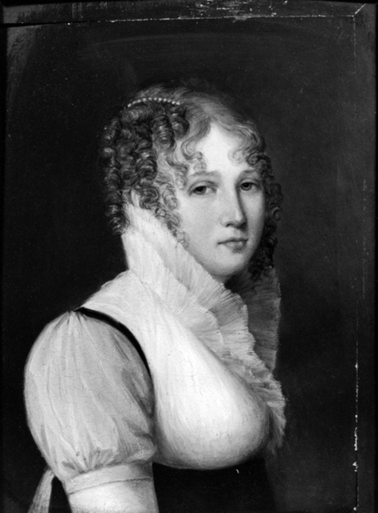 Detail of Self Portrait by Delphine de Marquise de Custine Sabran