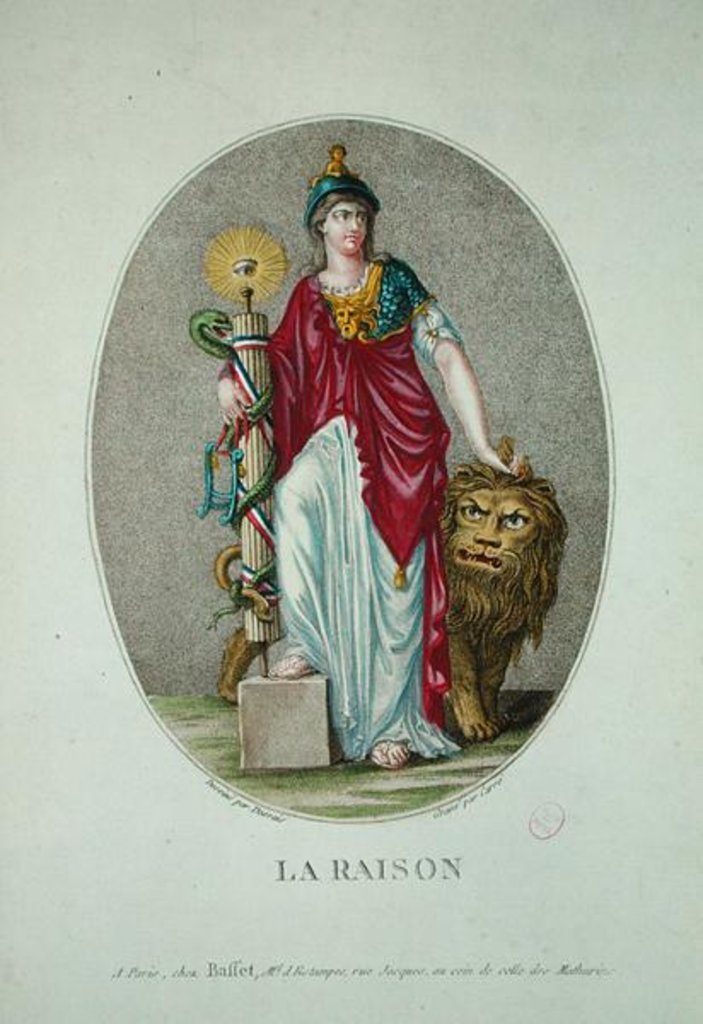 Detail of Reason by Claude Louis Desrais