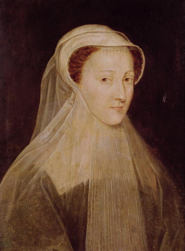 Detail of Mary, Queen of Scots by French School