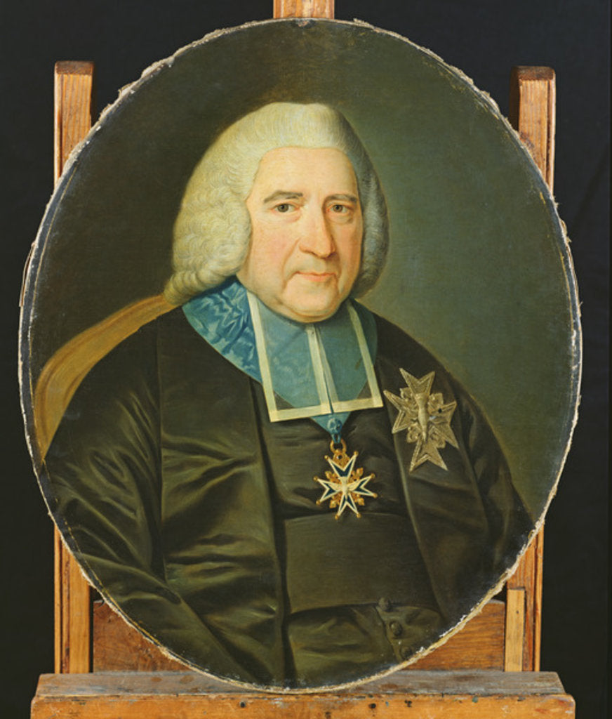 Detail of Jean-Baptiste de Machault d'Arnouville by French School