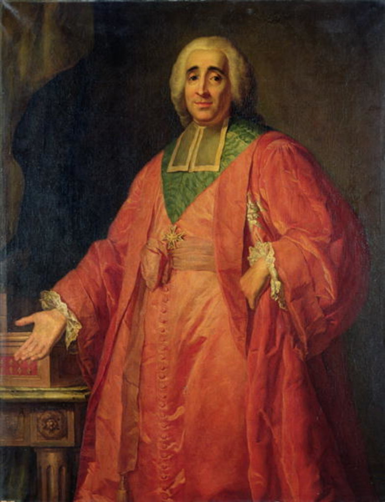 Detail of Rene Augustin de Maupeou by Pierre Lacour