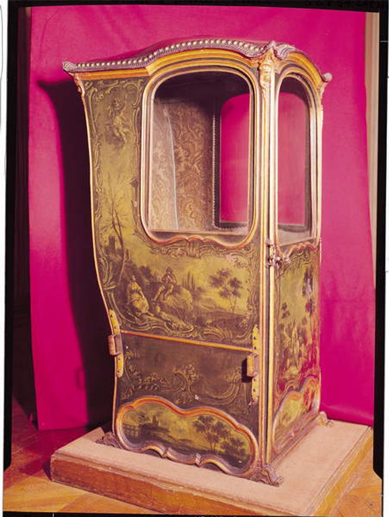 Detail of Sedan Chair by French School